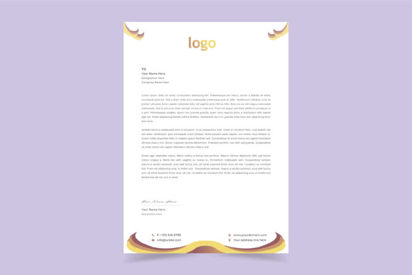 Download Letter Head Template - Premium Bundle