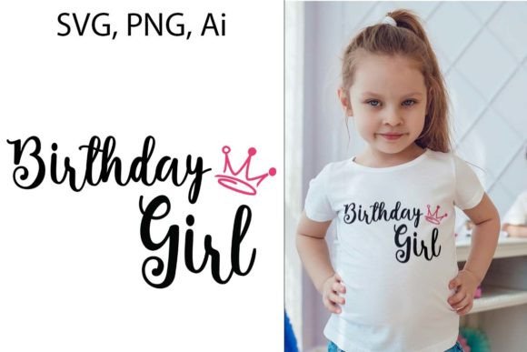 Download Birthday Girl T-shirt Design - Girl Collection