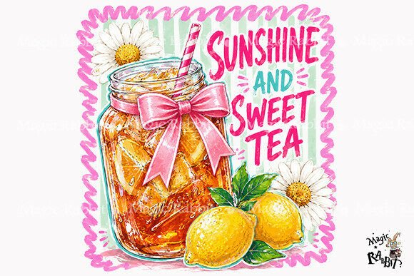 Download Sunshine Sweet Tea Summer PNG - Sun Collection