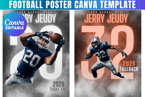Download Football Poster Canva Template - Canva Collection